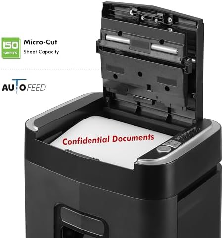 Commercial heavy duty 150 sheet auto shredder — photo 3
