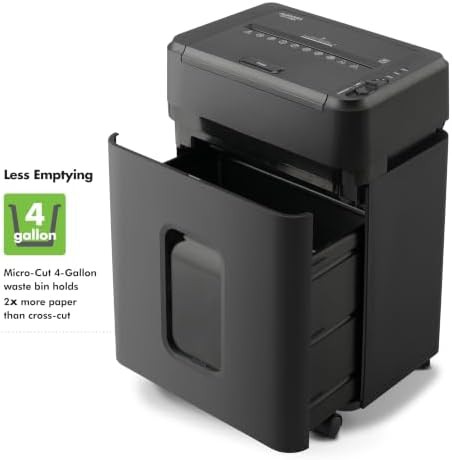 Professional 110 sheet auto feed micro cut shredder — photo 5