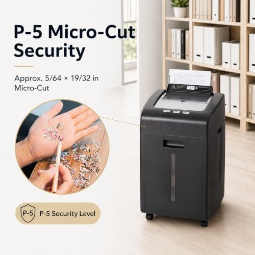 Auto feed 200 sheet micro shredder — photo 4