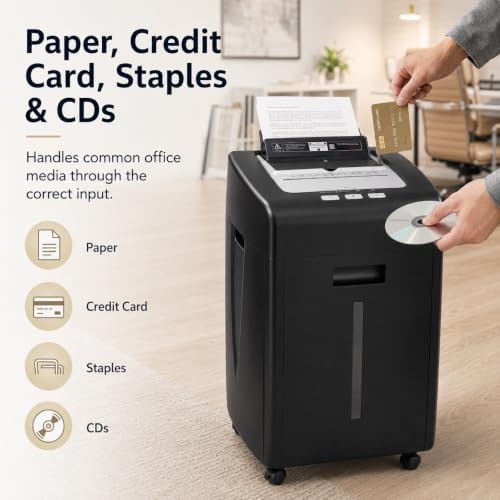 Auto feed 200 sheet micro shredder — photo 5